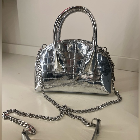 Zara Mini Metallic Bag with Detachable Straps - Picture 2 of 8